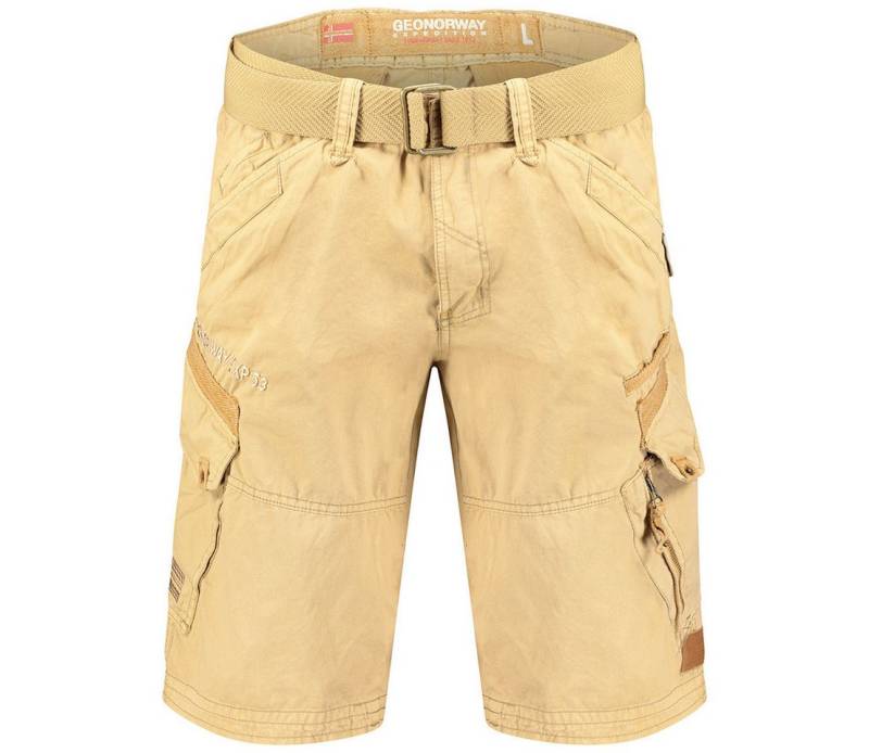 Geographical Norway Cargobermudas Geographical Norway Herren Bermuda 1105H L Beige von Geographical Norway