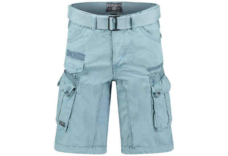 Geographical Norway Cargoshorts kurze Hose aus Baumwolle, Sommer-Bermuda (1-tlg) Herrenshorts mit Gürtel Größe S bis 5XL von Geographical Norway