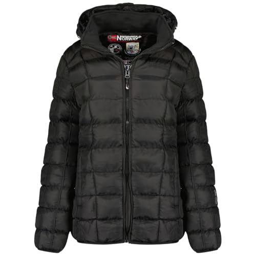 Geographical Norway Damen Babette Lady Short Damenparka, Noir, 38 von Geographical Norway