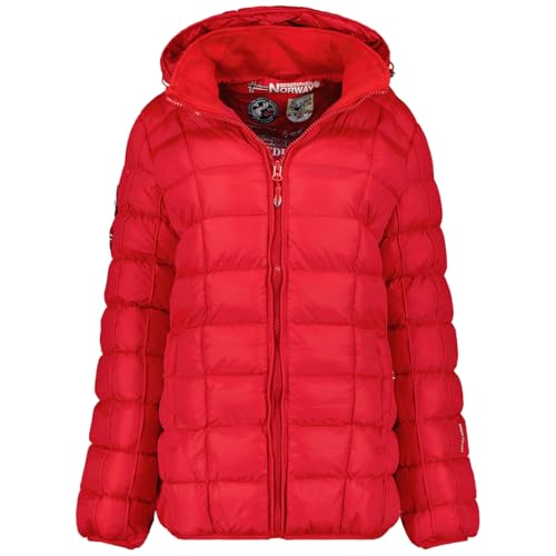 Geographical Norway Damen Babette Lady Short Damenparka, Rouge, 42 von Geographical Norway