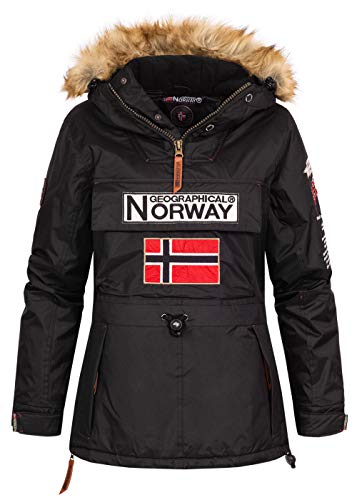 Geographical Norway Damen Boomera Jacke, Schwarz, XXL von Geographical Norway