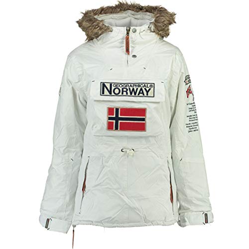 Geographical Norway Damen Boomera Jacke, weiß, XXL von Geographical Norway