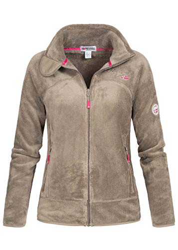 Geographical Norway Damen Fleece Jacke UPALINE Taupe L von Geographical Norway