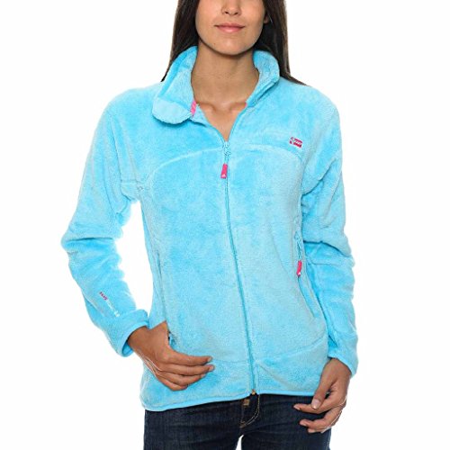 Geographical Norway Damen Fleecejacke Upaline Turquoise XL von Geographical Norway