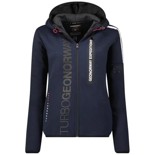 Geographical Norway Damen Freestyle Lady Kapuzenpullover, Marine, 42 von Geographical Norway