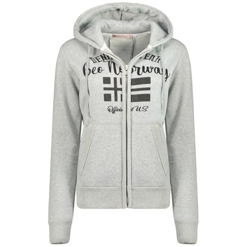 Geographical Norway Damen Galouse Lady Kapuzenpullover, Gris Clair, 36 von Geographical Norway