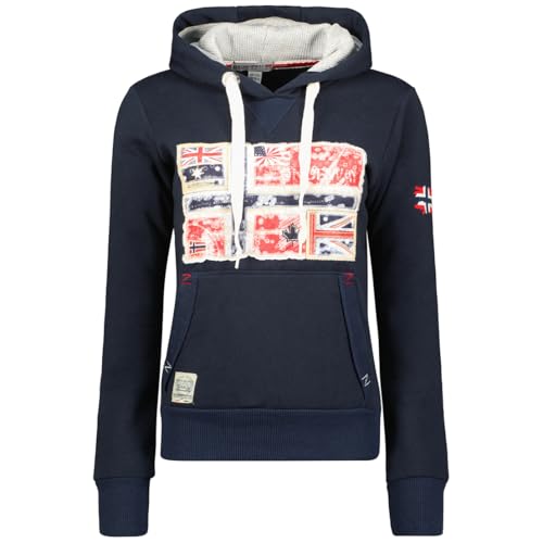 Geographical Norway Damen Gpepe2 Lady Kapuzenpullover, Marine, 48 von Geographical Norway