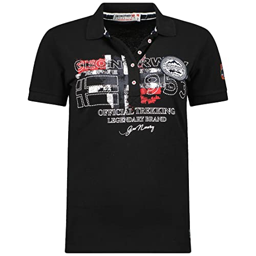 Geographical Norway Damen Kerry Lady Polo Shirt, Schwarz, Large von Geographical Norway