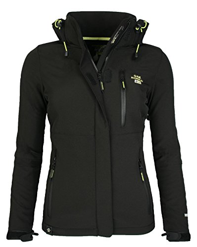 Geographical Norway Damen Softshell Funktions Jacke Outdoor Regen wasserabweisend [GeNo-15-Schwarz-Gr.XXL] von Geographical Norway