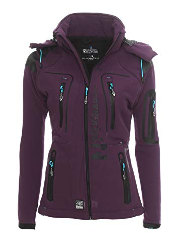 Geographical Norway Damen Softshell Funktions Outdoor Regen Jacke Sport [GeNo-20-Lila-Gr.M] von Geographical Norway