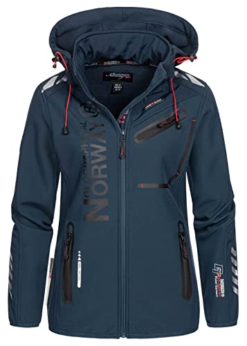 Geographical Norway Damen Softshell Jacke G-ROSE - NAVY/NAVY - S/1 von Geographical Norway