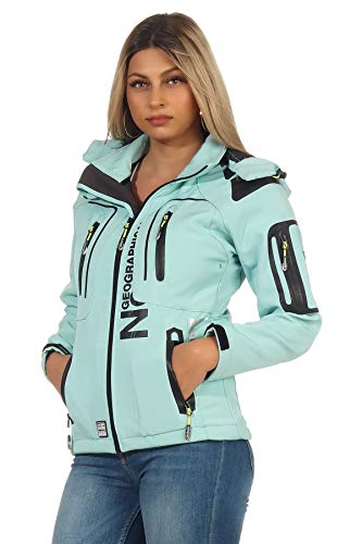 Geographical Norway Damen Softshell Jacke G-TANSY - AQUA - M/2 von Geographical Norway