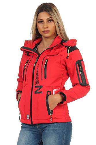 Geographical Norway Damen Softshell Jacke G-TANSY - CORAL - XXL/5 von Geographical Norway