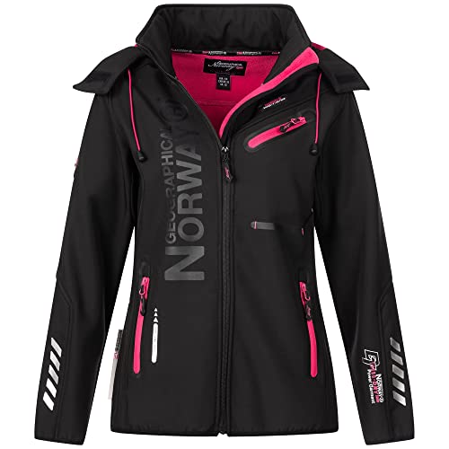 Geographical Norway Damen Softshell Jacke Rein Schwarz XXL Geographical Norway Damen Softshell Jacke Rein Schwarz XXL von Geographical Norway