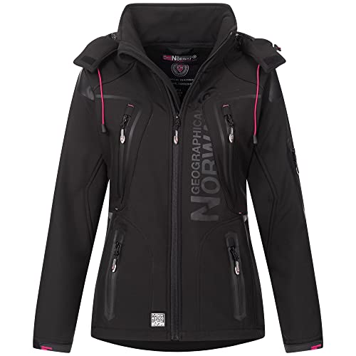 Geographical Norway Damen Softshell Jacke Tislande Black M von Geographical Norway