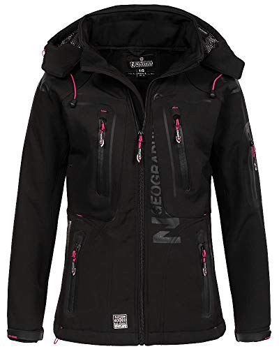 Geographical Norway Damen Softshell Outdoor Jacke Black M von Geographical Norway