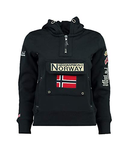 Geographical Norway Damen Gymclass Sweatshirt, Marineblau, XL von Geographical Norway