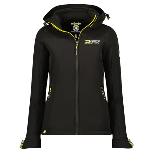 Geographical Norway Damen Takeni Lady Softshell, Schwarz, 38 von Geographical Norway