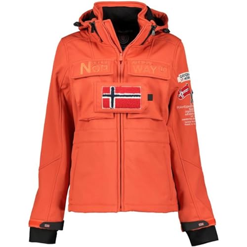 Geographical Norway Damen Tilsitt Lady Softshell, Koralle, 36 von Geographical Norway
