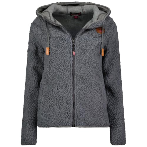 Geographical Norway Damen Truble Lady Fleece, Gris Fonce, 38 von Geographical Norway