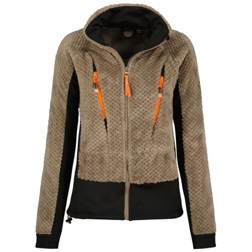 Geographical Norway Damen Uliste Lady Fleece, Taupe, 42 von Geographical Norway