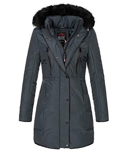 Geographical Norway Damen Winter Mantel mit Kunstfellkragen Jacke Parka Wintermantel Outdoorjacken Damenjacke Winterjacken Damenmantel D-449 Dunkelgrau S Geographical Norway Damen Winter Mantel mit Kunstfellkragen Jacke Parka Wintermantel Outdoorjacken Damenjacke Winterjacken Damenmantel D-449 Dunkelgrau S von Geographical Norway