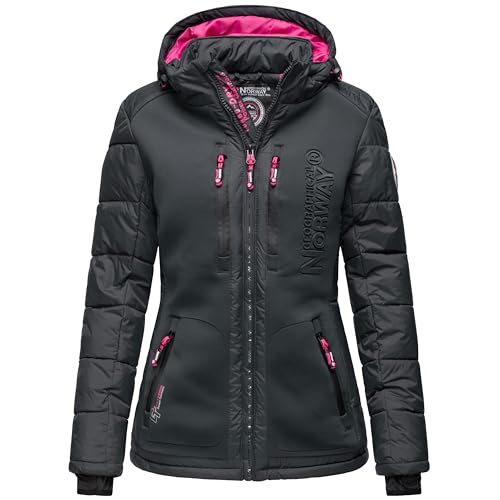 Geographical Norway Damen Winterjacke Beachwood Darkgrey S von Geographical Norway