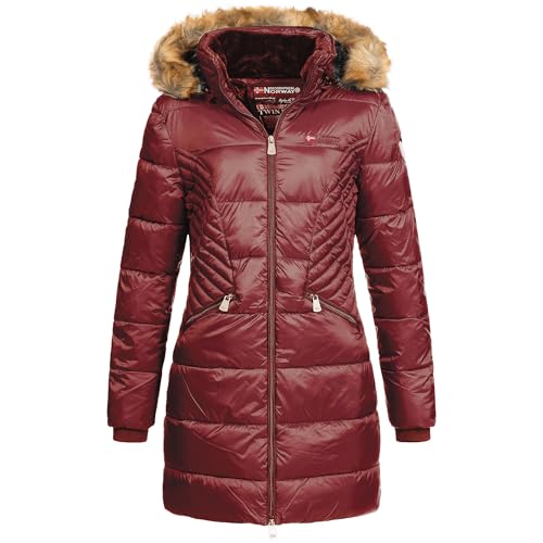 Geographical Norway Damen Winterjacke Debby Burgundy XL von Geographical Norway