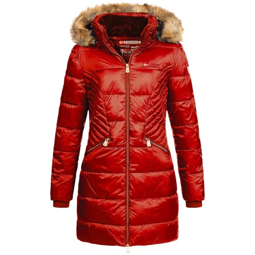 Geographical Norway Damen Winterjacke Debby Red XXL von Geographical Norway