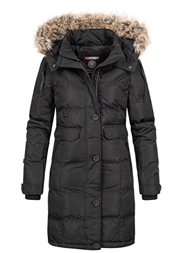 Geographical Norway Damen Parka Jacke Winterjacke Kapuze Webpelz WQ625-626F/GN Größe L Farbe WQ625F/GN-black Geographical Norway Damen Parka Jacke Winterjacke Kapuze Webpelz WQ625-626F/GN Größe L Farbe WQ625F/GN-black von Geographical Norway