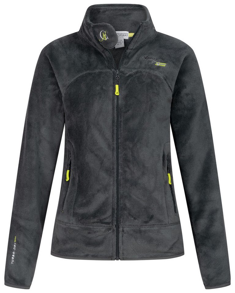 Geographical Norway Fleecejacke Damen Teddy Fleece Jacke Herbst Winter Jacke Sweater Übergangsjacke von Geographical Norway