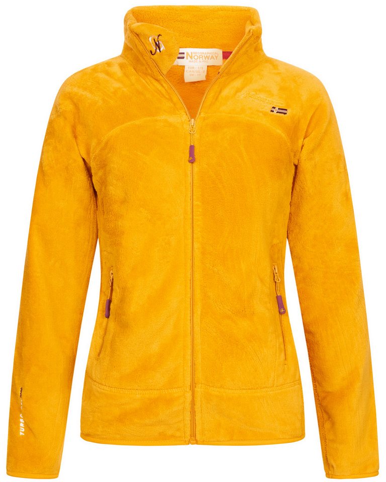Geographical Norway Fleecejacke Damen Teddy Fleece Jacke Herbst Winter Jacke Sweater Übergangsjacke von Geographical Norway
