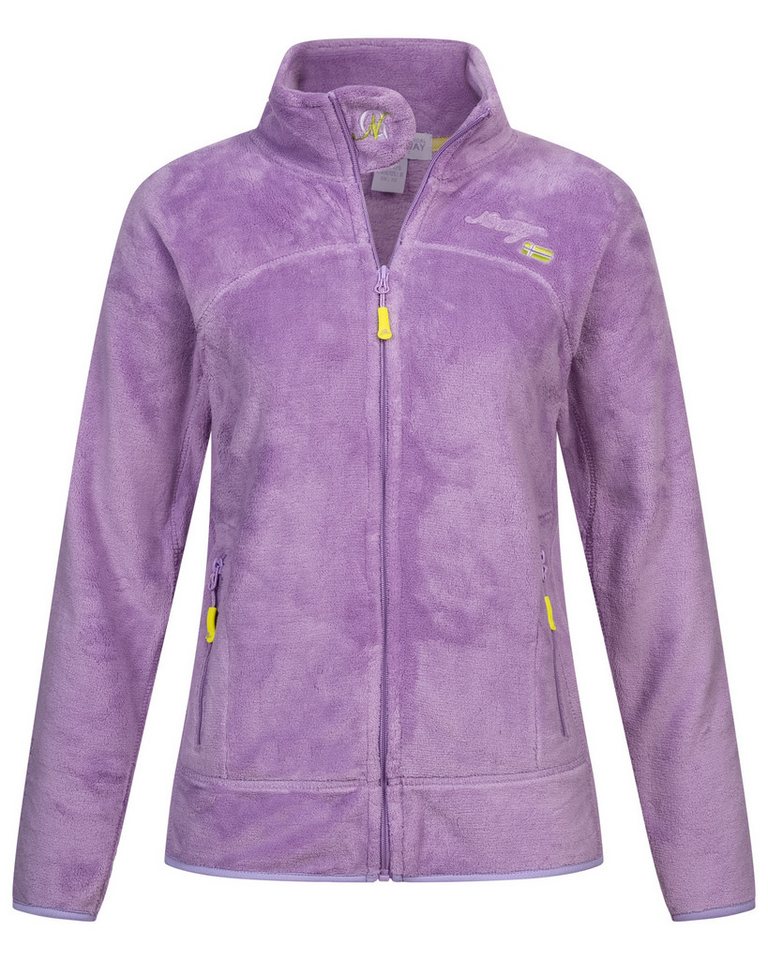 Geographical Norway Fleecejacke Damen Teddy Fleece Jacke Herbst Winter Jacke Sweater Übergangsjacke von Geographical Norway