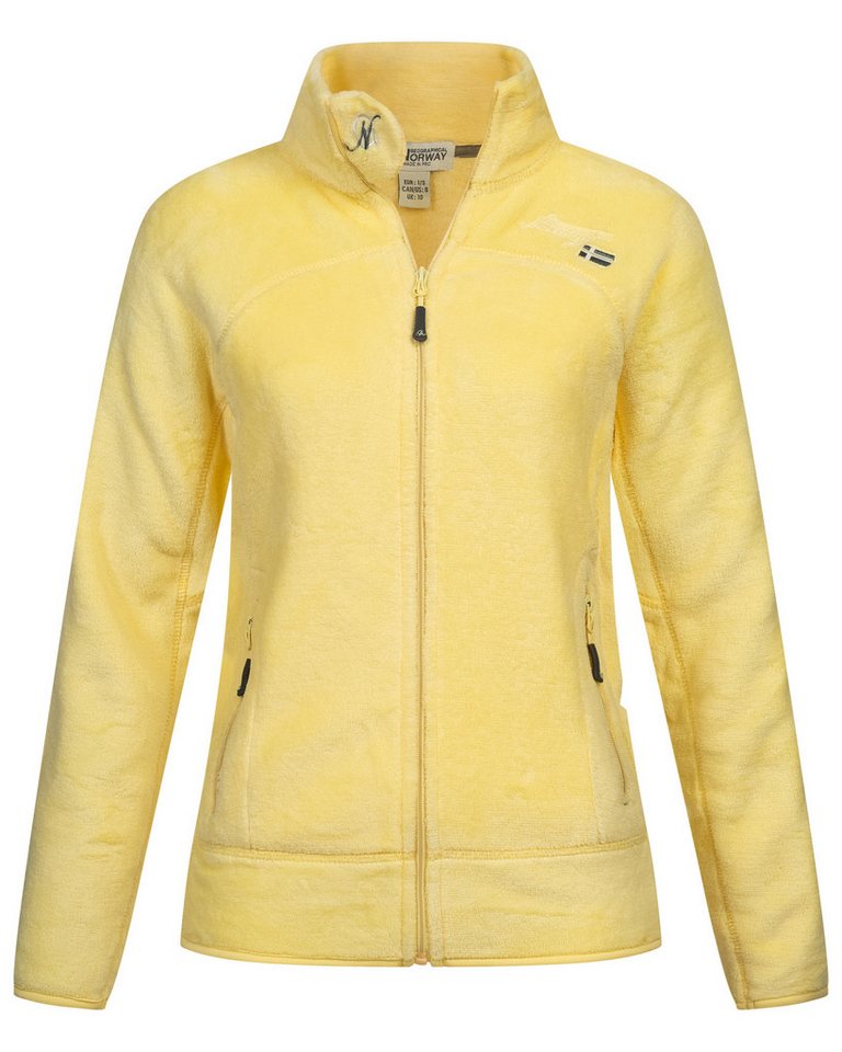 Geographical Norway Fleecejacke Damen Teddy Fleece Jacke Herbst Winter Jacke Sweater Übergangsjacke von Geographical Norway
