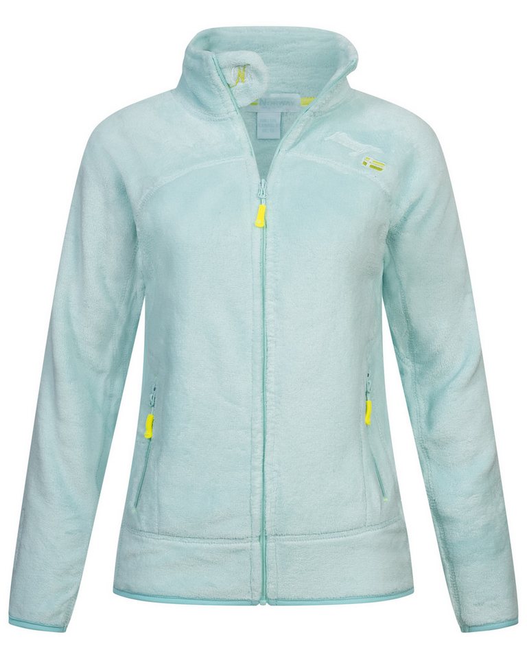 Geographical Norway Fleecejacke Damen Teddy Fleece Jacke Herbst Winter Jacke Sweater Übergangsjacke von Geographical Norway