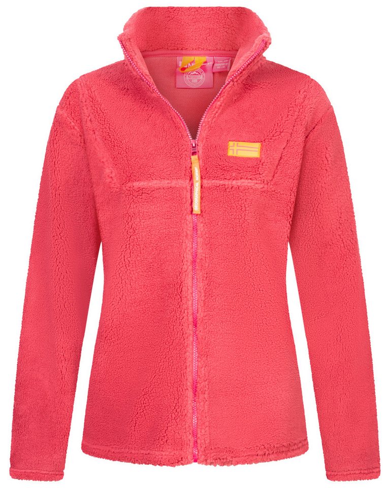 Geographical Norway Fleecejacke Damen Teddy Fleece Jacke Herbst Winter Jacke Sweater Übergangsjacke von Geographical Norway