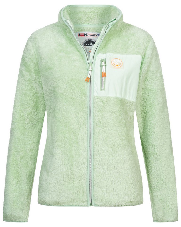 Geographical Norway Fleecejacke Damen Teddy Fleece Jacke Herbst Winter Jacke Sweater Übergangsjacke Geographical Norway Fleecejacke Damen Teddy Fleece Jacke Herbst Winter Jacke Sweater Übergangsjacke von Geographical Norway