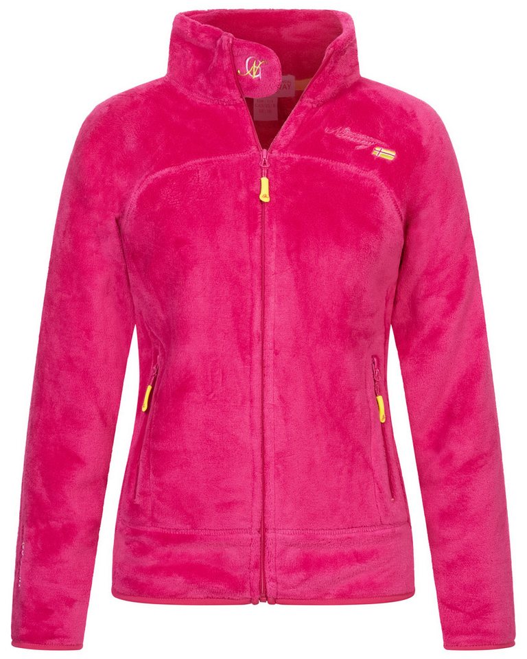 Geographical Norway Fleecejacke Damen Teddy Fleece Jacke Herbst Winter Jacke Sweater Übergangsjacke von Geographical Norway