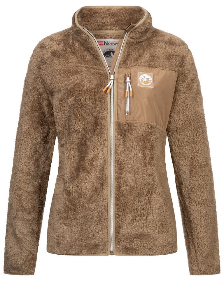 Geographical Norway Fleecejacke Damen Teddy Fleece Jacke Herbst Winter Jacke Sweater Übergangsjacke Geographical Norway Fleecejacke Damen Teddy Fleece Jacke Herbst Winter Jacke Sweater Übergangsjacke von Geographical Norway