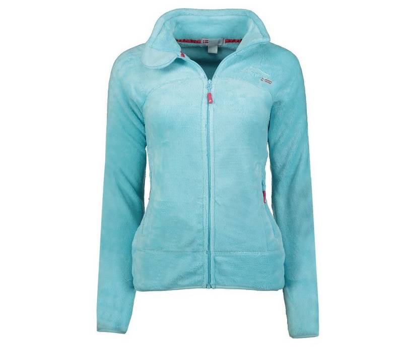 Geographical Norway Fleecejacke Geographical Norway Damen Fleecejacke Teddy Fleece Winter Jacke mit Stehkragen, in Unifarbe, kuschelig von Geographical Norway