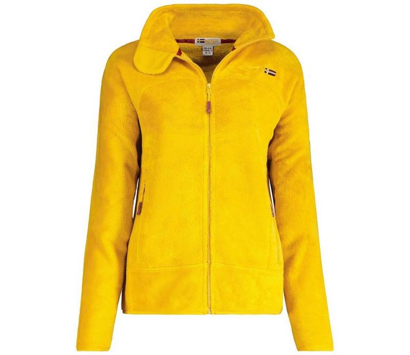 Geographical Norway Fleecejacke Geographical Norway Damen Fleecejacke Teddy Fleece Winter Jacke mit Stehkragen, in Unifarbe, kuschelig von Geographical Norway