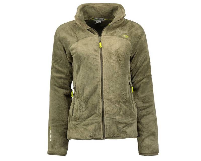 Geographical Norway Fleecejacke Geographical Norway Damen Fleecejacke Teddy Fleece Winter Jacke mit Stehkragen, in Unifarbe, kuschelig von Geographical Norway