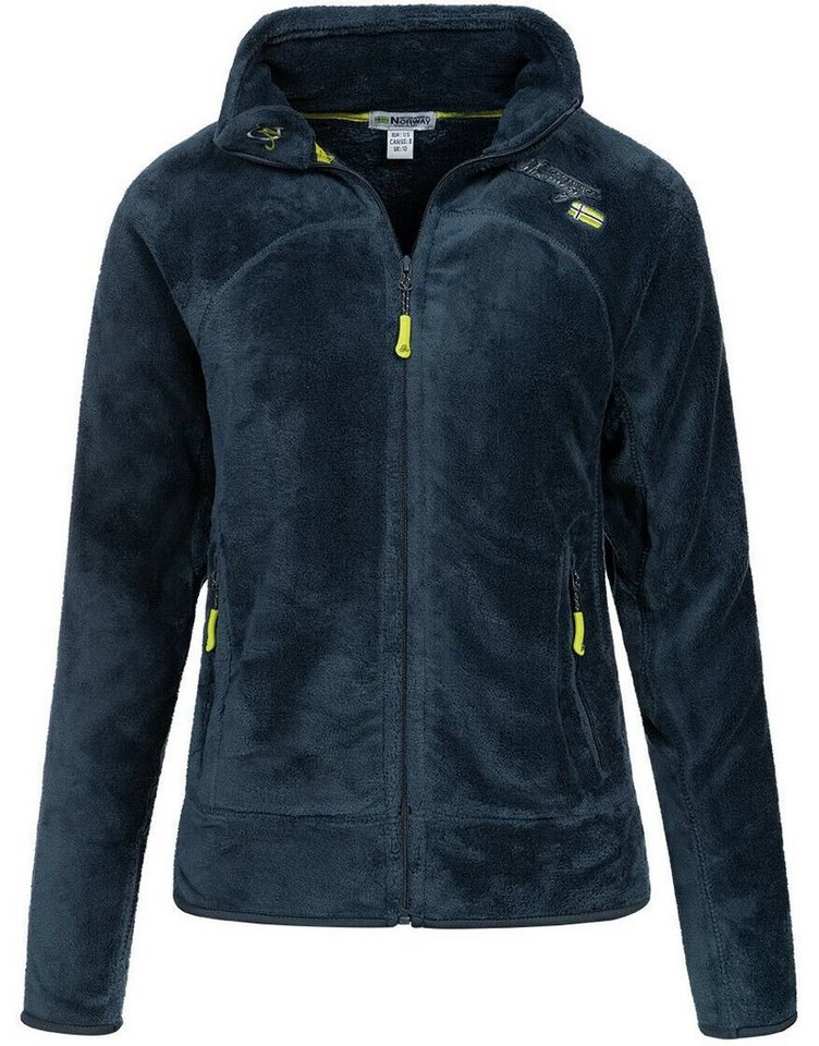 Geographical Norway Fleecejacke Damen Teddy Fleece Jacke Herbst Winter Jacke Sweater Übergangsjacke von Geographical Norway