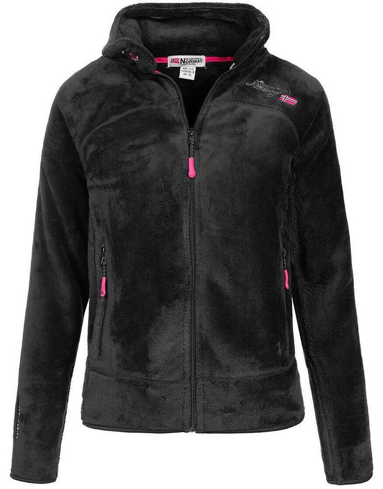 Geographical Norway Fleecejacke Damen Teddy Fleece Jacke Herbst Winter Jacke Sweater Übergangsjacke von Geographical Norway
