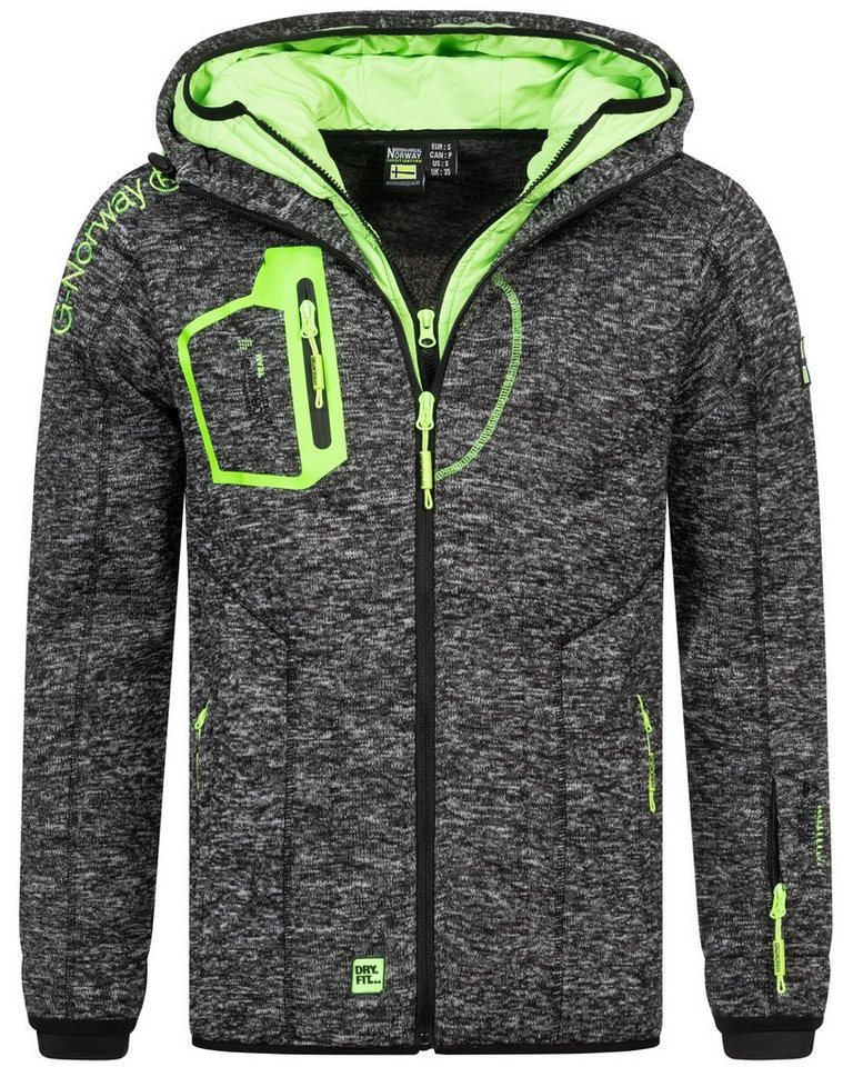 Geographical Norway Fleecejacke Herren Herbst Winter Fleece Jacke Sweat Jacke Übergangs Jacke von Geographical Norway