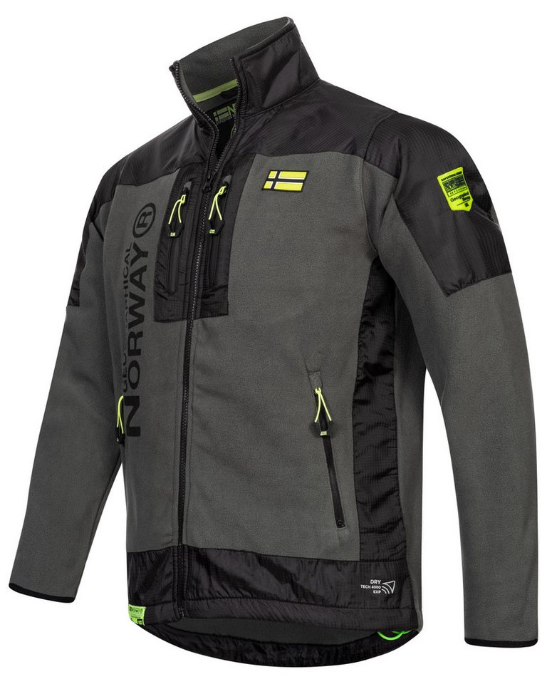 Geographical Norway Fleecejacke Herren Polar Fleece Winter Jacke Outdoor Übergangs Herbst Sportliche von Geographical Norway