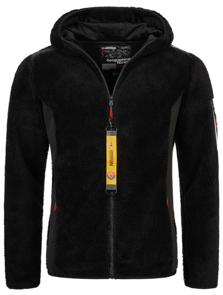 Geographical Norway Fleecejacke Herren Teddy Fleece Winterjacke Jacke Outdoor Übergangs Softshell MIX von Geographical Norway