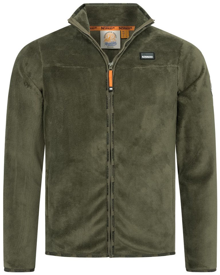 Geographical Norway Fleecejacke Herren Teddy Fleecejacke Warm, Weich & Stylisch Winter Jacke von Geographical Norway