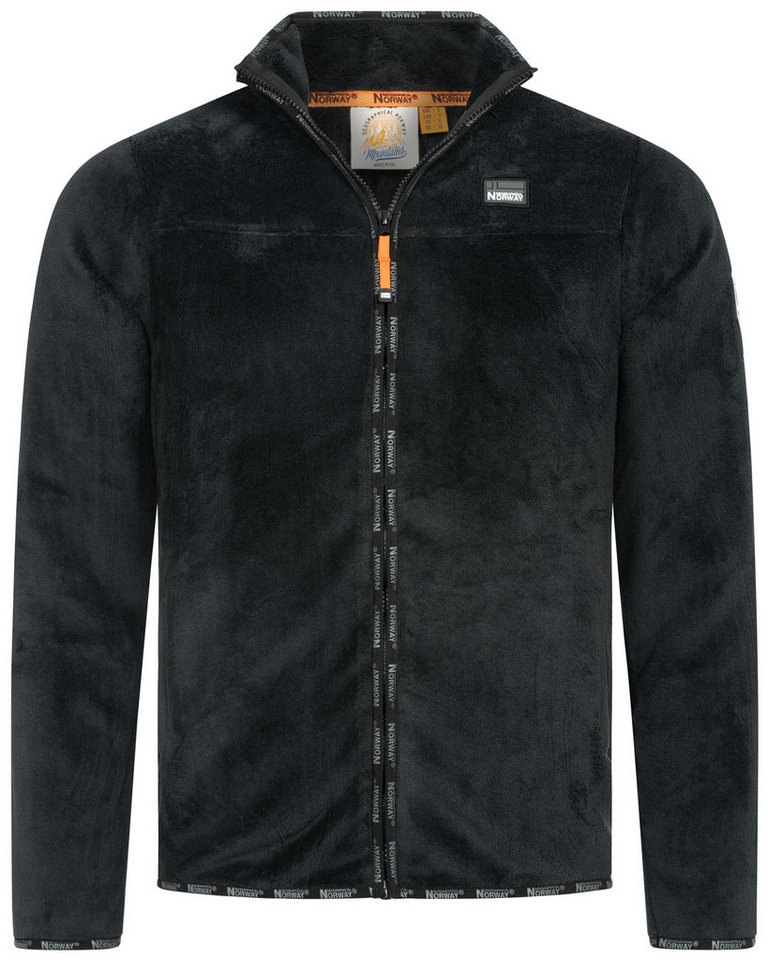 Geographical Norway Fleecejacke Herren Teddy Fleecejacke Warm, Weich & Stylisch Winter Jacke von Geographical Norway