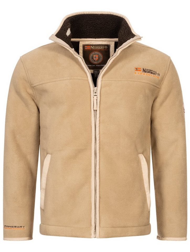 Geographical Norway Fleecejacke Herren Fleece Warm PolarFleece Teddyfell Futter Winter Jacke Outdoor von Geographical Norway